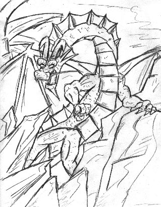 Ice Dragon pencils