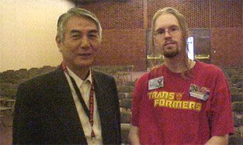 Ninjatron meets Mr. Matsutani